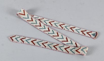 Rwanda Tutsi beaded belt - glass beads on...