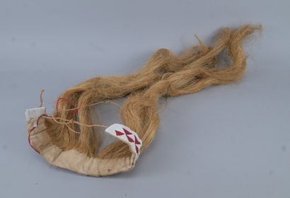 Tutsi hair ornament decorated with glass...