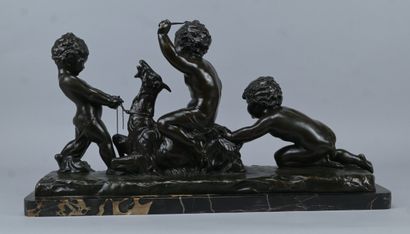 A. Cippriaris – Groupe en bronze représentant...