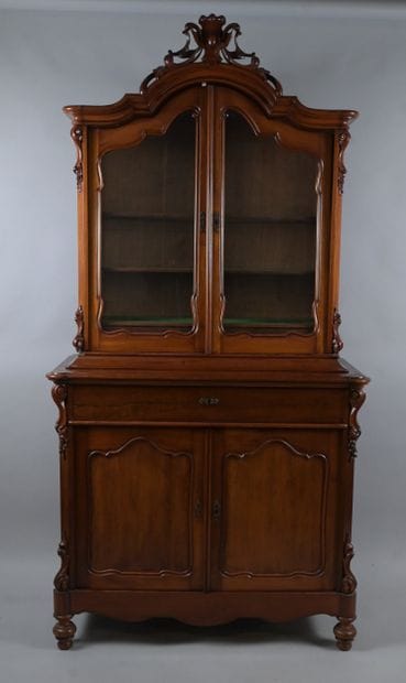 Bonheur-du-jour de style Biedermeier en acajou,...