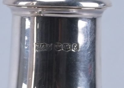 Paire de saupoudreuses en argent massif –...