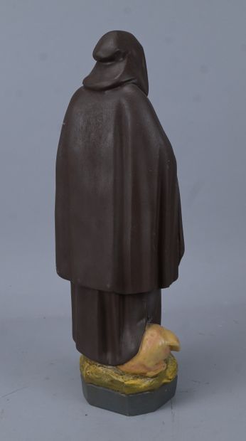 Saint Anthony the Hermit with his pig, a...