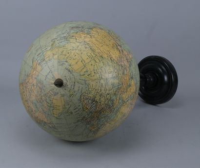 Grand globe terrestre G. Thomas, Paris, fin...