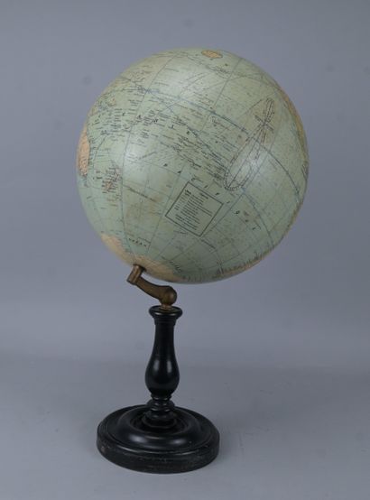 Grand globe terrestre G. Thomas, Paris, fin...
