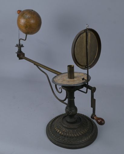 Planétaire mécanique avec globe terrestre...