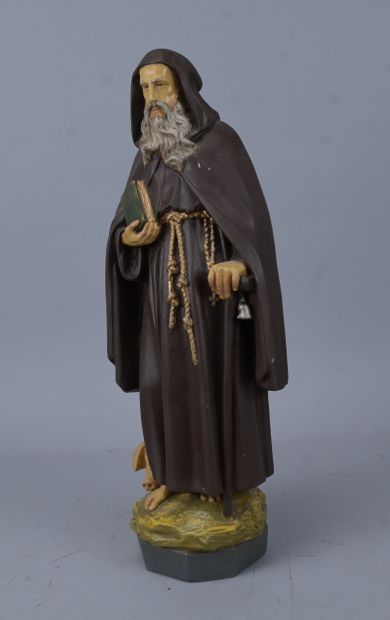 Saint Anthony the Hermit with his pig, a...