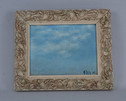 Landscape with a Cloudy Sky – signed and...