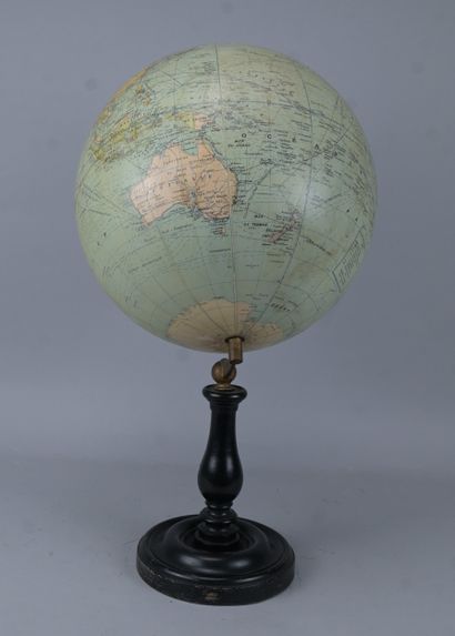 Grand globe terrestre G. Thomas, Paris, fin...