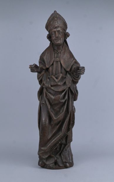Évêque en chêne sculpté, XVIe siècle
Sculpture...