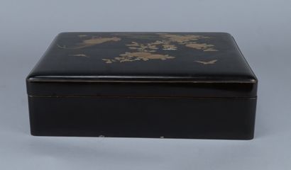 Boîte de jeu japonaise en laque,époque Meiji,...