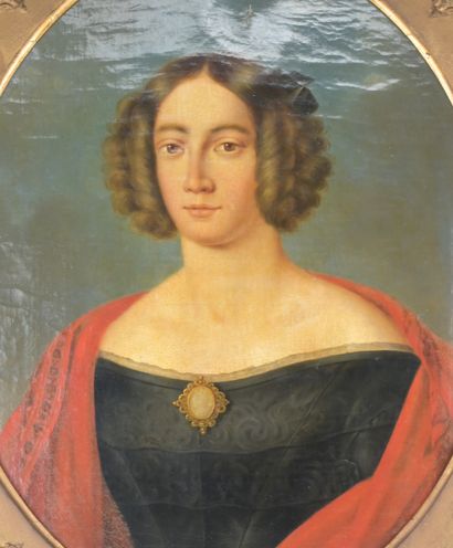 Portrait de jeune femme, C.F.I. Stevens,...