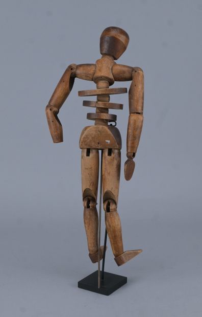 Mannequin d’artiste articulé en bois – Modèle...