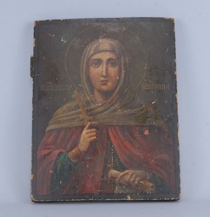 Icône orthodoxe de Sainte Paraskeva (Parascève),...