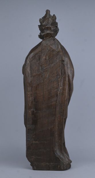 Père de l'Église en chêne sculpté, XVIe siècle
Sculpture...