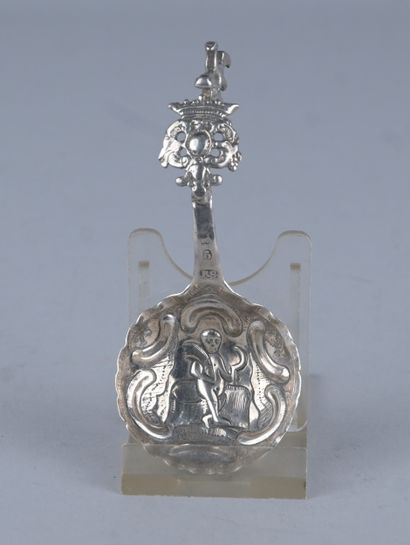 Dutch silver cream spoon, by Roelofs Snoeks,...