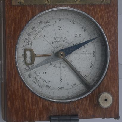 Boussole-alidade pliante de topographie,...