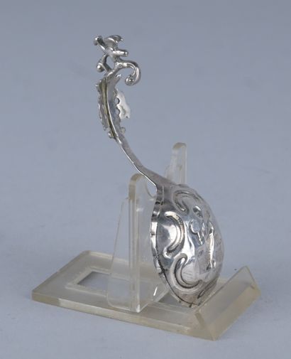 Dutch silver cream spoon, by Roelofs Snoeks,...