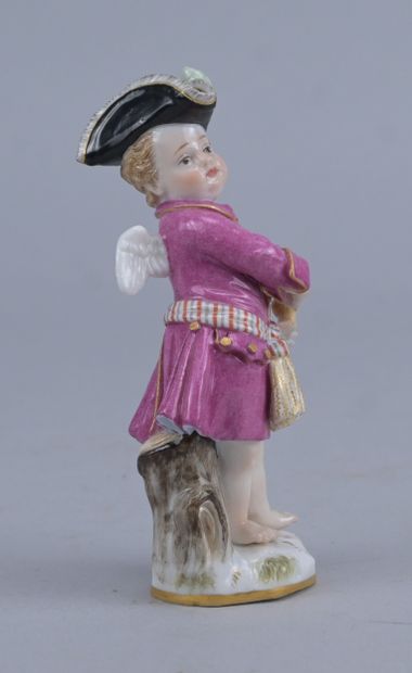 Statuette en porcelaine de Meissen représentant...