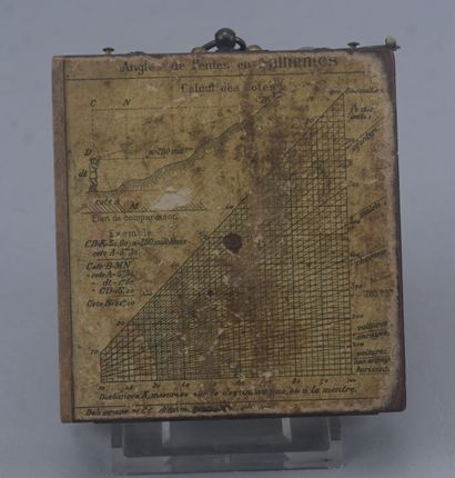 Boussole-alidade pliante de topographie,...