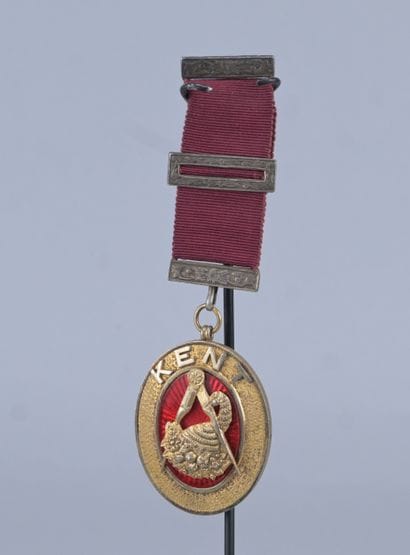Médaille maçonnique « Kent » en argent 925...