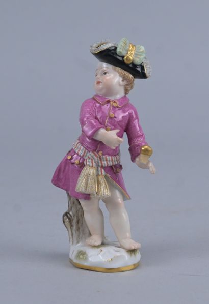Statuette en porcelaine de Meissen représentant...