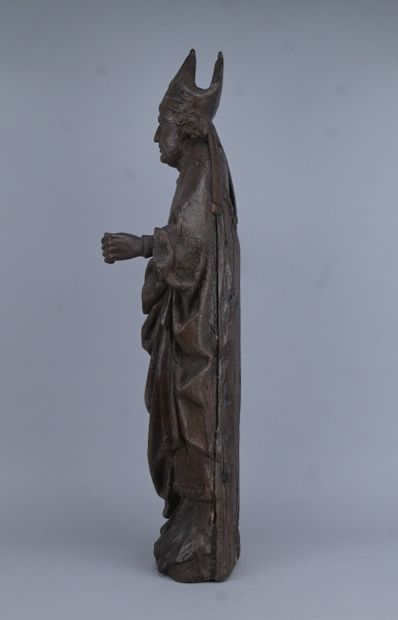 Évêque en chêne sculpté, XVIe siècle
Sculpture...