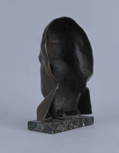 Buste en bronze de Ludwig van Beethoven,...