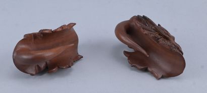 Paire de boucles d’oreilles balinaises à...
