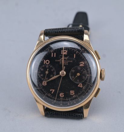 Chronographe Suisse Avril en or 18 carats,...