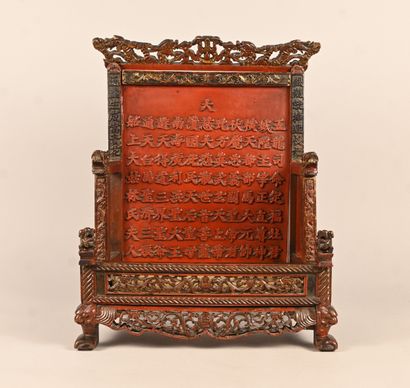 China – Gilded Wooden Dignitary – 19th century

A...