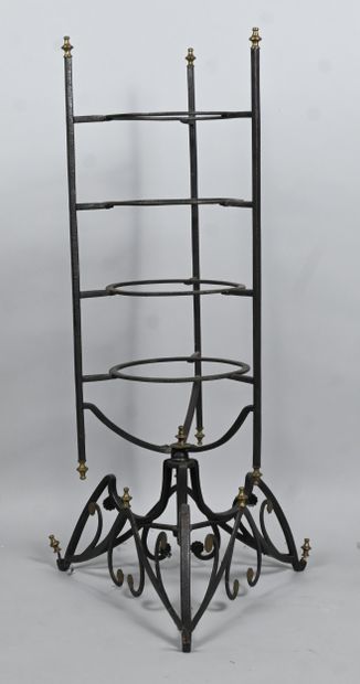Wrought-iron plate warmer—early 19th century
Wrought-iron...