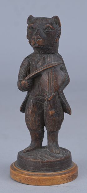 Porte-aiguilles ours en bois – XIXe siècle

Porte-aiguilles...
