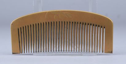 Japanese maki-e lacquer kushi – early 20th...