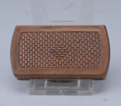 Tabatière – buis sculpté – XIXe siècle

Tabatière...