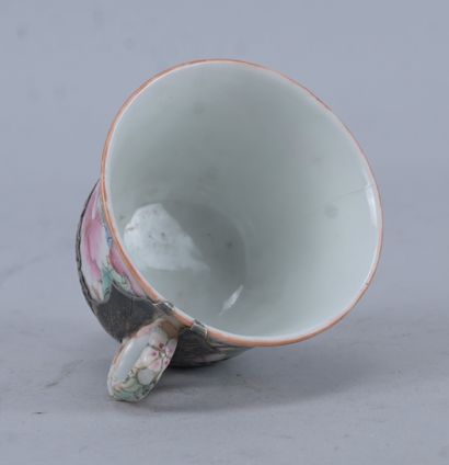 Teacup—porcelain with silver mount—China,...