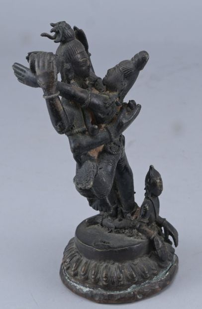 Divine Couple – Bronze – South India – 18th...