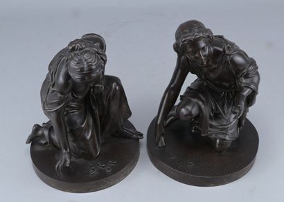 Pair of Cast-Iron Figurines – 19th Century

A...
