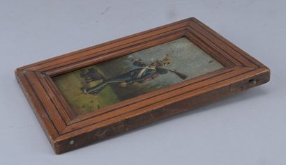 French School – Voltigeur – Oil on panel...