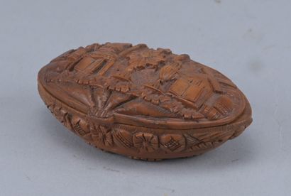 Tabatière en corozo – XIXe siècle

Tabatière...