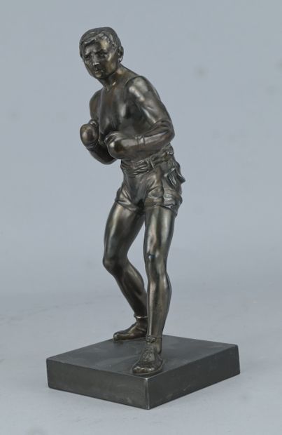 Boxer – Sculpture – Pewter – Early 20th century

A...