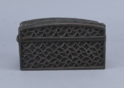 Neogothic Box – Openwork Copper – 19th Century

A...