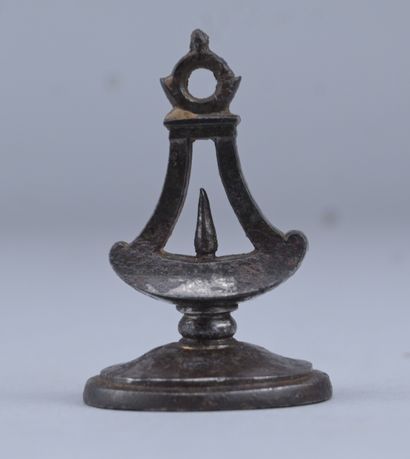 Cachet à cire en fer forgé – armoiries –...