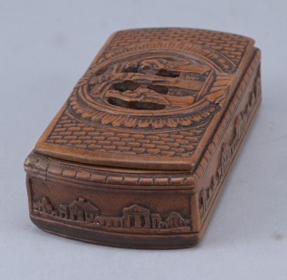 Tabatière – buis sculpté – XIXe siècle

Tabatière...