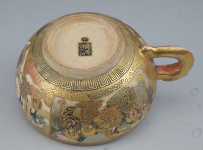 Satsuma Earthenware Tea Set – Japan – Meiji...