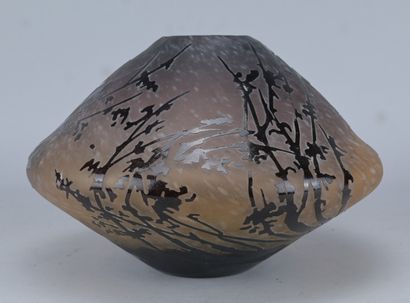Schneider – glass paste vase – Art Deco –...