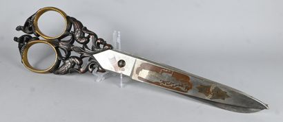Large pair of promotional hair salon scissors,...