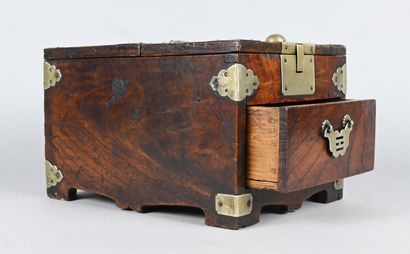 Wooden Mirror Box - China - Qing Dynasty...