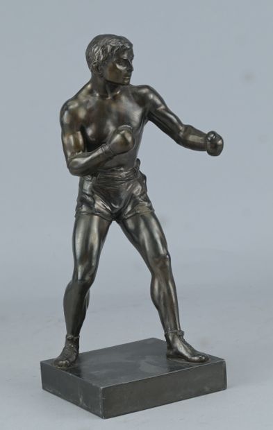 Boxer – Sculpture – Pewter – Early 20th century

A...