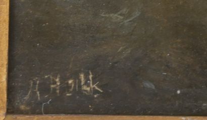 Dutch School – Seascape on Panel – 19th Century

Oil...