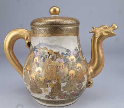 Satsuma Earthenware Tea Set – Japan – Meiji...